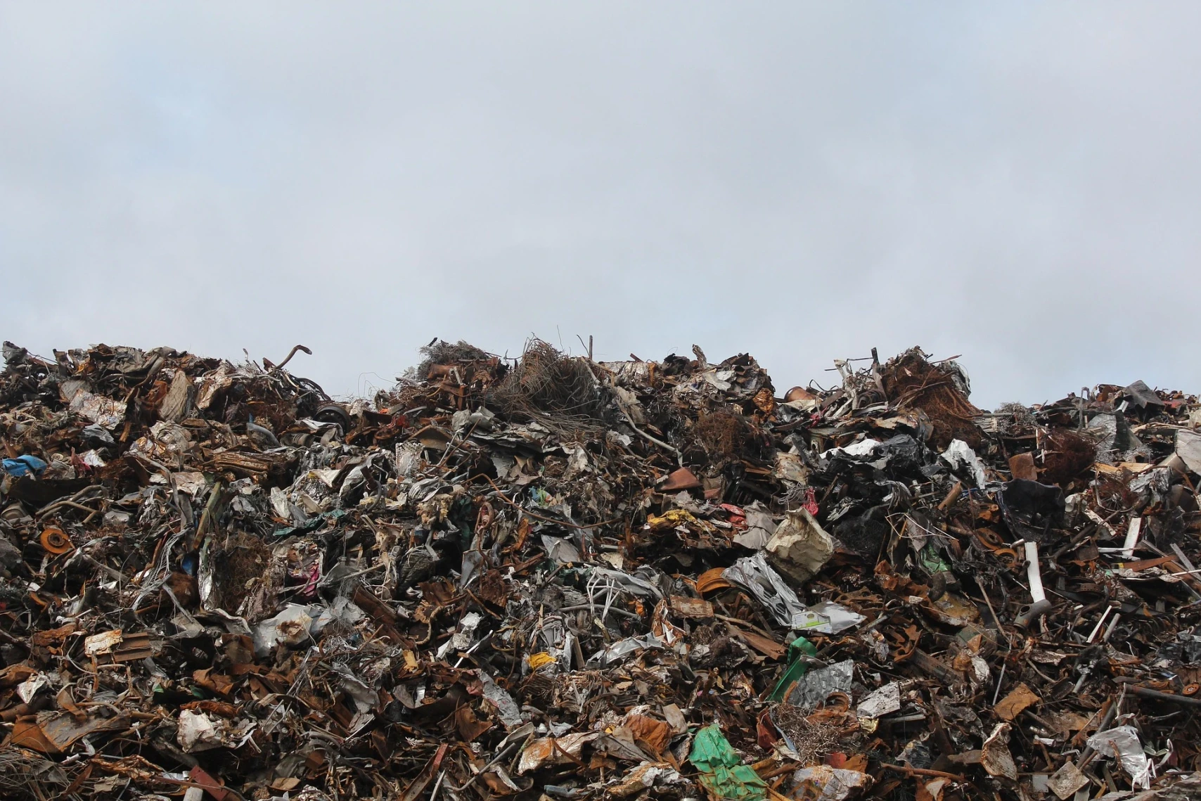 Scrap metals on a dumpsite