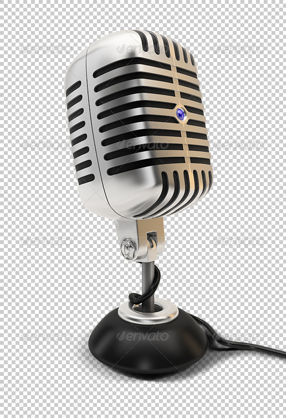 Silver Studio Microphone